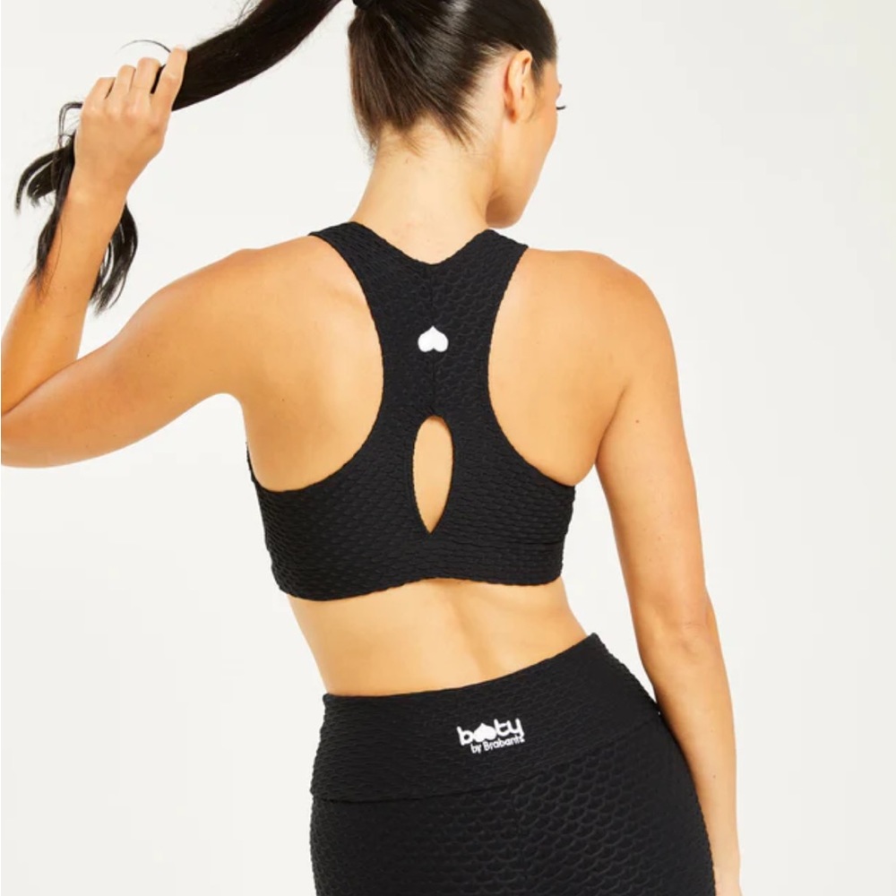 Booty by Brabants 2 piece black OS yoga workout